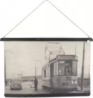 Wandkleed tram