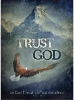 Poster - trust in God - Bijbel - Christelijk - Majestic Ally - 1 stuk