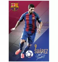 FC Barcelona Poster - Suarez - 91 X 61 Cm - Multicolor