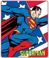 Super Zacht Fleece deken SUPERMAN 120 x 140