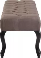 CLP Brest Bank - Stof - Antiek donker taupe 120 cm
