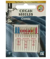 Organ Needles combi box, 10 naalden, naaimachine naalden