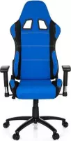 hjh office Game Force - Bureaustoel - Racingstoel - Directiestoel -  Stof - Zwart / blauw