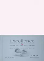 Excellence Jersey Hoeslaken - Tweepersoons - 160x200/210 cm - Soft Pink