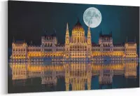 Schilderij - Architectuur Boedapest — 90x60 cm