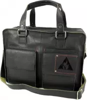 ORANGE FIRE Heren laptoptas 15,6" TWO POCKET L zwart