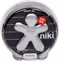 Mr&Mrs autoverfrisser Niki Mat Zilver - Fresh Air