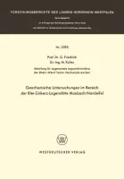 Geochemische Untersuchungen Im Bereich Der Blei-Zinkerz-Lagerstatte Maubach / Nordeifel