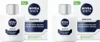 Nivea Men Sensitive After Shave Balsem Voordeelbox - 2 x 100 ml