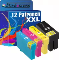 PlatinumSerie 12x cartridge alternatief voor Epson 34XL T3471-T3474