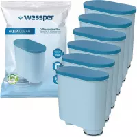 Filterpatroon voor Saeco en Philips volautomatische espressomachines  - waterfilter compatibel met Philips AquaClean CA6903/10 CA6903/22 CA6903 kalkfilter, Aqua Clean , 6 stuks