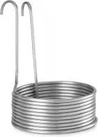 Klarstein Spiraalvormige onderdompelbare wortkoeler - koelspiral - maltkoeler - 10 draaiingen - Ø25,5cm -  roestvrij staal