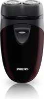 Philips PQ206 Scheerapparaat - Shaver - Compact elektrisch scheren - Draadloos - Werkt op batterijen - Compact - Lichtgewicht - Perfect voor op vakantie - Draagbaar - Pocket formaa