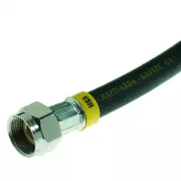 VSH gasslang A1060, M24/1.5mm, le 0.4m, slang rubber, wartelmoer