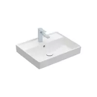 Villeroy & Boch Collaro wastafel 65x47cm z. overloop z. kraangat ceramic+ wit