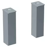 Geberit Renova Compact set steunpoten (2 stuks), chroom