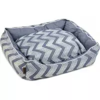 Beeztees Zigzag - Hondenmand - Blauw - 80x70x22 cm