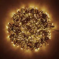 Lifa Living - Kerstverlichting - 2,5 Meter - Warm Wit Licht - LED - 384 Lampjes - Spatwaterdicht - 5 Meter Aanloopsnoer