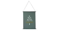 Interieurbanner Have yourself a very merry Christmas groen -  Polyester - 45 x 60 centimeter