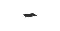 Leisteen snijplank borrelplank - serveerplank met handvatten grijs/zwart