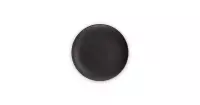 vtwonen - Bord - Mat zwart - Porselein - Ø 35.5cm