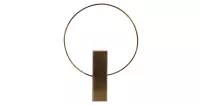 BePureHome Ring Vaas - Metaal - Antique Brass - 40x31x6