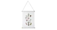 Interieurbanner picked flowers -  Polyester - 30 x 40 centimeter