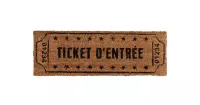 Deurmat Kokos - Ticket entree - schoonloopmat - Voetmat - voetveeg - 75x25 cm