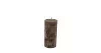 Stompkaars metallic stone - KaarsenKerstkaarsen - paraffine - 7 centimeter x 15 centimeter