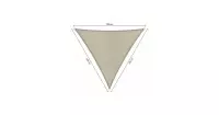 Shadow Comfort® Gelijkzijdige driehoek schaduwdoek - UV Bestendig - Zonnedoek - 200 x200 x 200 CM - Sahara Sand
