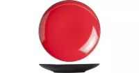 Cosy&Trendy Finesse Red Plat Bord - Ø 28 cm - Set-4