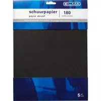 Elma schuurpapier grof - 5 vel - waterproof