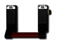 Anti-paniekstang 1-punts zijsluiting DX 296-serie rood-zwart