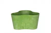 Artstone bloempot Coloured groen 20 cm