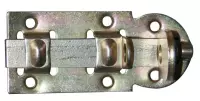 Hangslotrolschuif / 44x100 mm / schootdikte 4 mm / vlak model / staal verzinkt