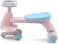 AMIGO Shuttle Now Loopwagen - Loopauto voor meisjes vanaf 3 jaar - Roze/Blauw