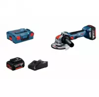 Bosch Professional GWX 18V-7 06019H9105 Haakse accuslijper 125 mm Incl. 2 accus, Incl. koffer, Brushless 700 W 18 V 4.0 Ah
