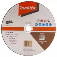 Makita Doorslijpschijf 230x22,23x2,0mm RVS 25st - E-03006-25