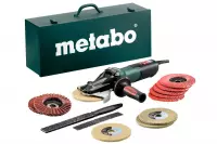 Metabo WEVF10-125 590W Quick Inox Set Platkopslijper 125mm in Koffer - 613080500