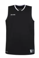 Spalding Move Tanktop Heren  Basketbalshirt - Maat XL  - Mannen - zwart/wit
