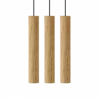 Umage Chimes Naturel oak hanglamp - Set van 3 - Hout