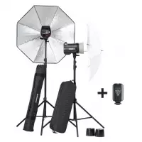 Elinchrom BRX 250/250 Umbrella to go Set