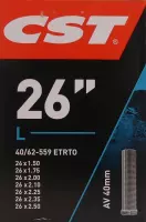 CST - Binnenband Fiets - Auto Ventiel - 40 mm - 26 x 1.50 - 2.50