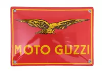 Emaille bord 14*10cm Moto Guzzi