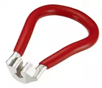 Spaaknippelspanner IceToolz 08C3 voor 3,45mm/80ga/0,136 inch nippels - rood