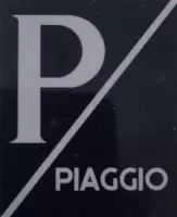Sticker embleem logo op voorscherm Vespa-Piaggio primavera/sprint Black on Black