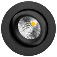 LED inbouwspot 540 lm 6W 2700K zwart dimbaar IsoSafe SG 901203