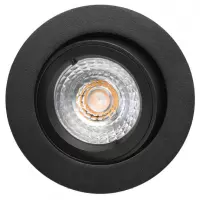 SG LED inbouwspot Jupiter Outdoor mat zwart LED GU10 914930 excl. lamp grotere randen leverbaar