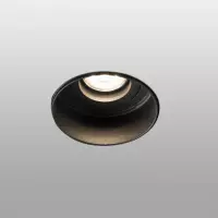 LED Spot zwart GU10 IP20 55mm hoog diameter 82Ø HYDE Trimless Faro