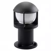 Bollard armatuur zwart E27 fitting SG LED verlichting Opus R E27 614740 40cm hoog 22cm doornede
